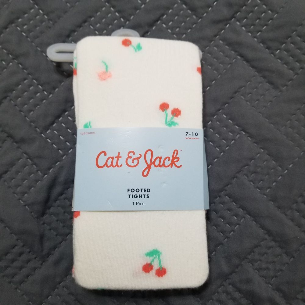 Cat & Jack Girl's Footed Tights 7 - 10